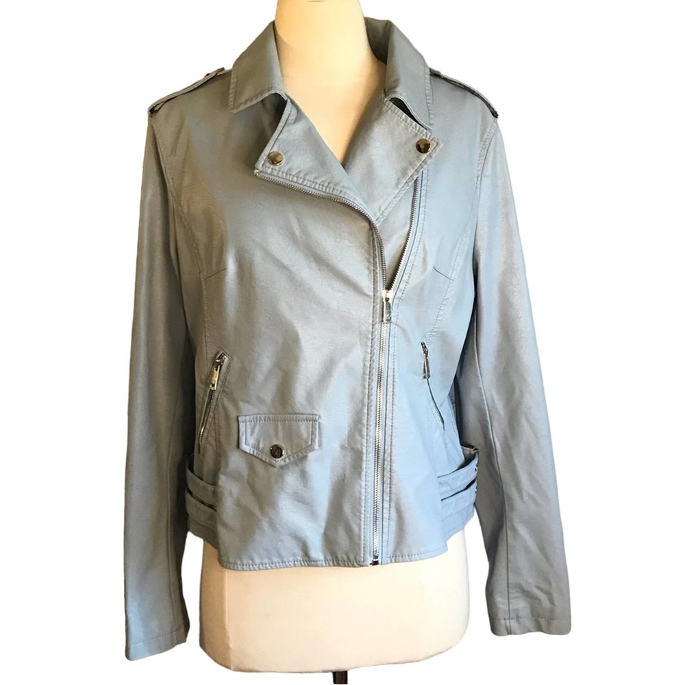 Coalition LA Blue XL Vegan Leather NWT